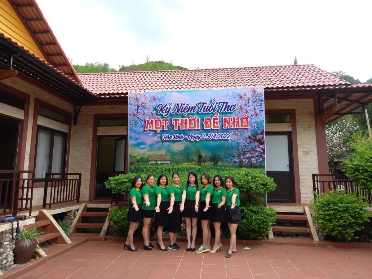 Mai Chau Xanh Bungalow Exterior foto