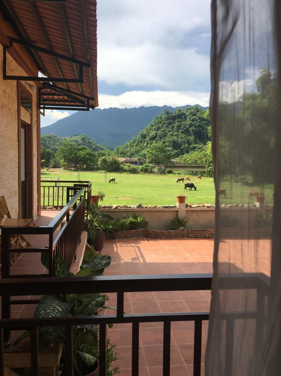 Mai Chau Xanh Bungalow Exterior foto